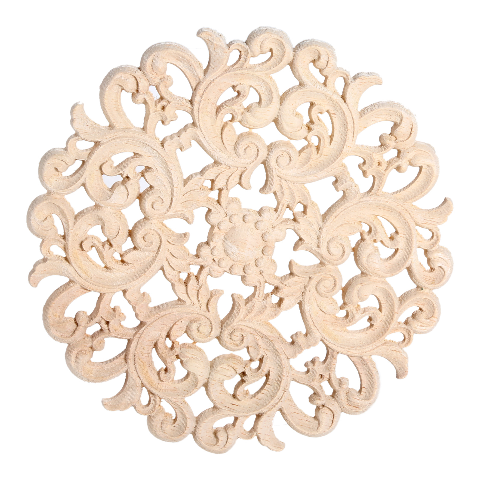 1 pc unpainted  round flower c - Interior Design Product บทวิจารณ์และราคา