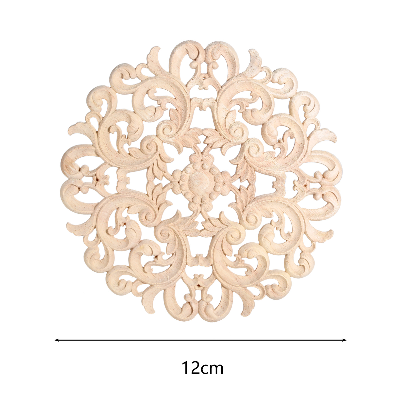 1 pc unpainted  round flower c - Interior Design Product บทวิจารณ์และราคา