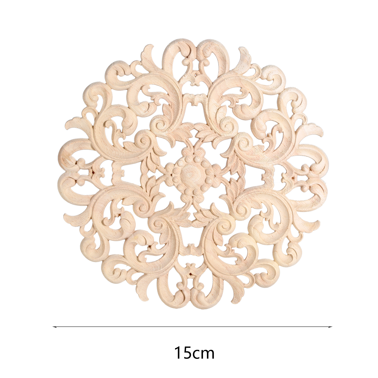 1 pc unpainted  round flower c - Interior Design Product บทวิจารณ์และราคา