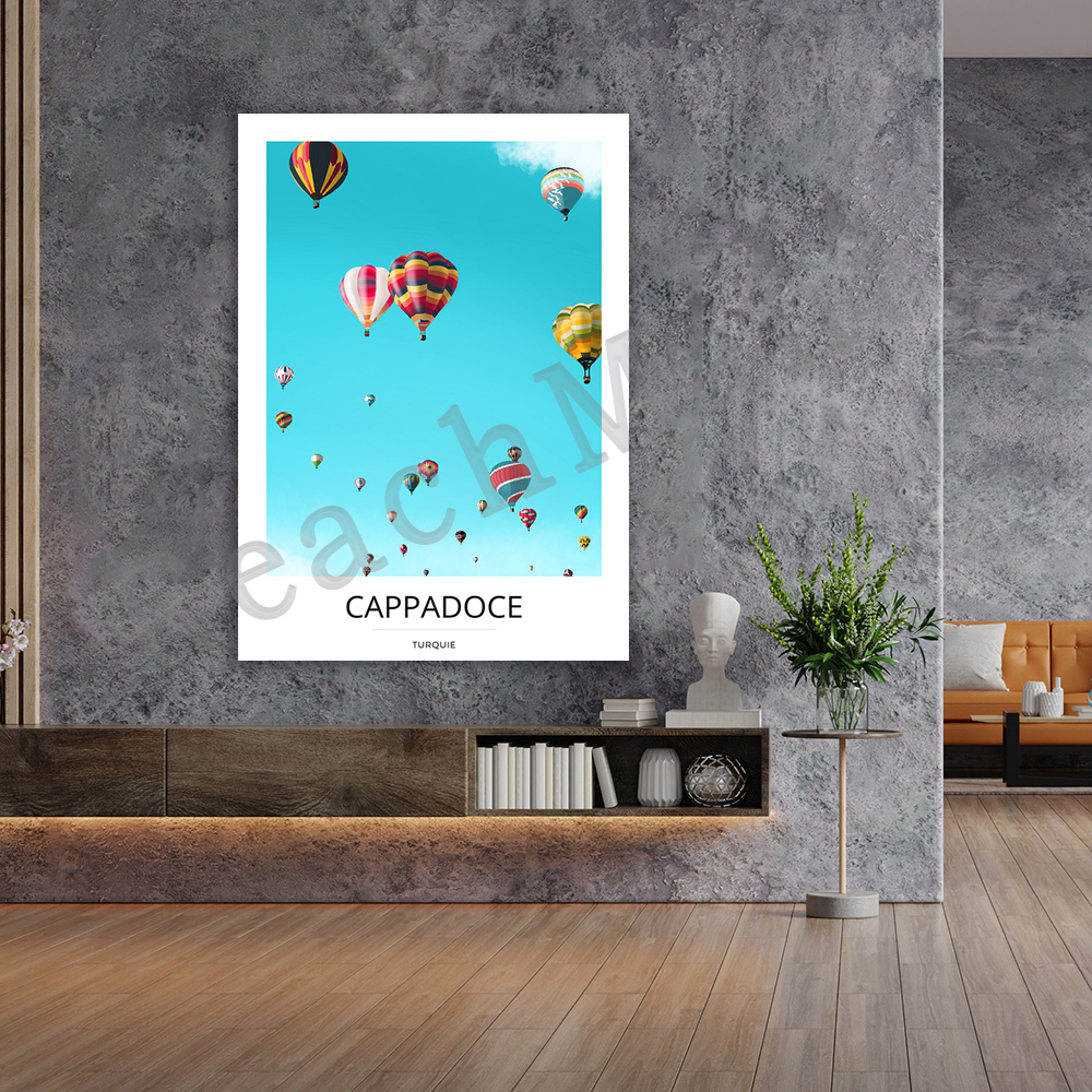 Cappadocia, poster printing, t - Interior Design Illustrated บทวิจารณ์และราคา