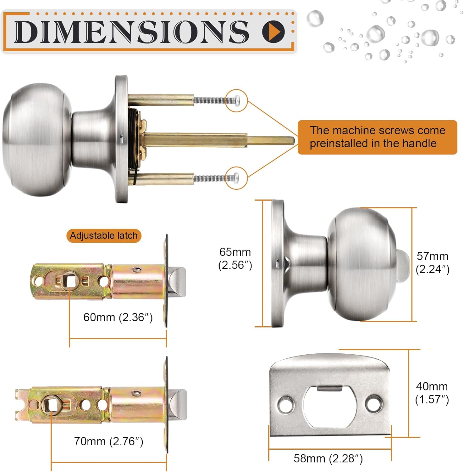 Privacy Interior Door Knobs fo - Interior Design Product บทวิจารณ์และราคา