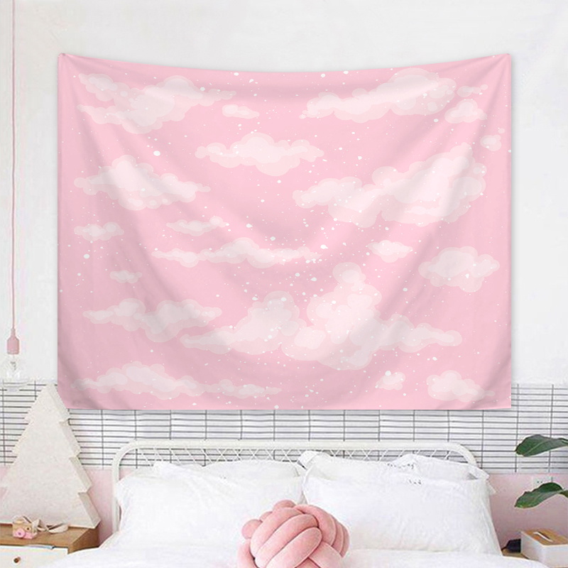 1pc Sky cloud tapestry, lovely - Interior Design Product บทวิจารณ์และราคา