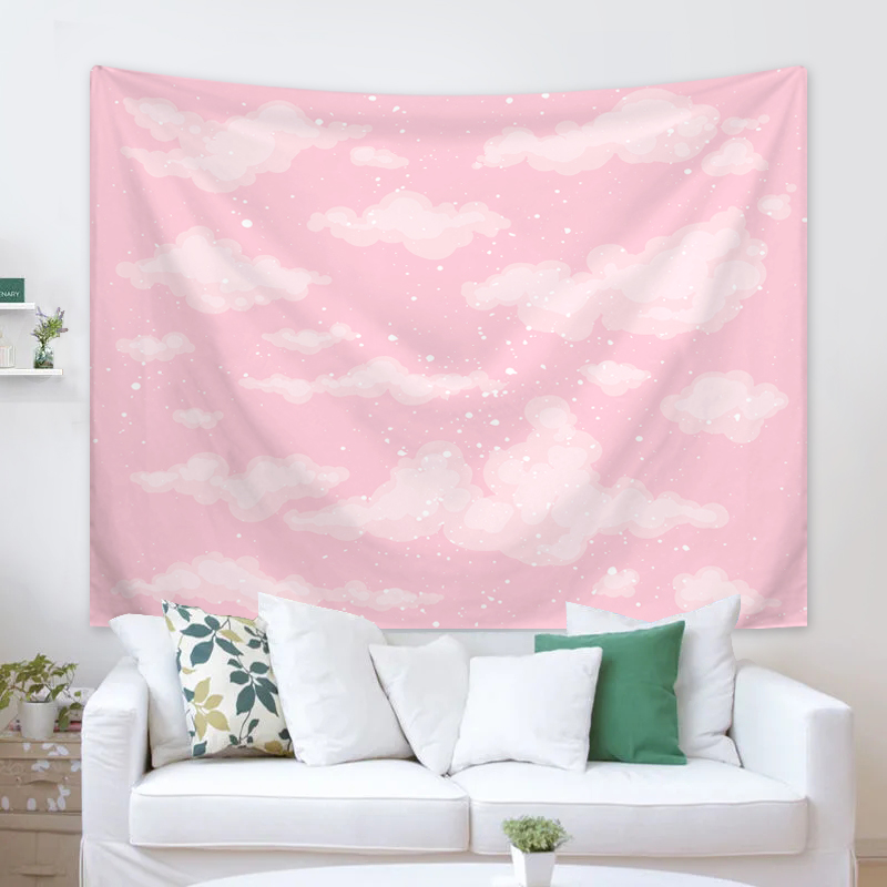 1pc Sky cloud tapestry, lovely - Interior Design Product บทวิจารณ์และราคา