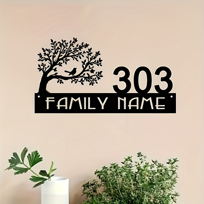 Custom Metal Address Sign with - Interior Design House บทวิจารณ์และราคา