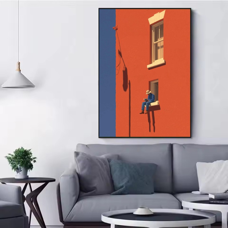 Vintage Minimalist Abstract Wa - Interior Design House บทวิจารณ์และราคา