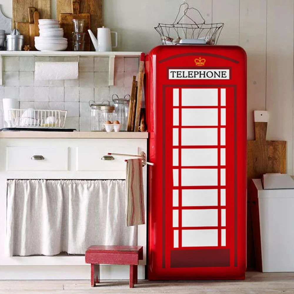 Retro Graffiti Fridge Door Mur - Interior Design Product บทวิจารณ์และราคา