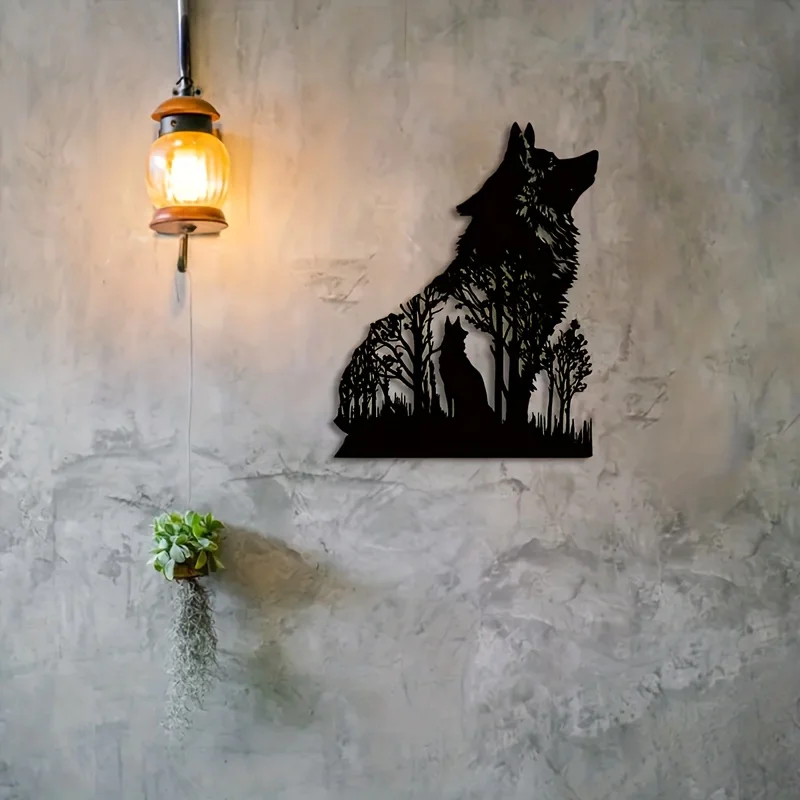 HelloYoung Wolf Decor Black Wo - Interior Design Product บทวิจารณ์และราคา