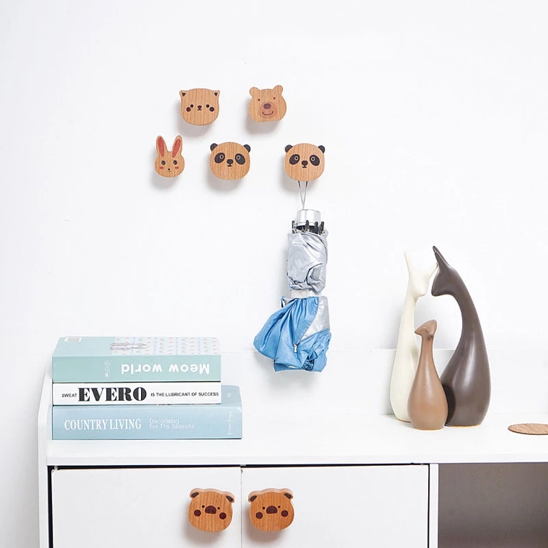 Wooden Cute Animal Coat Hook S - Interior Design Product บทวิจารณ์และราคา