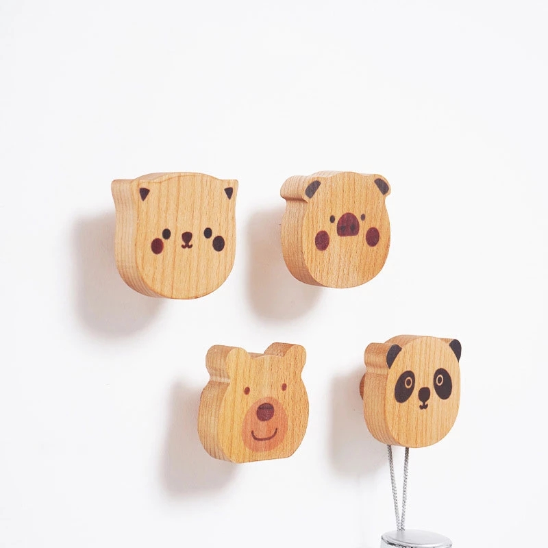 Wooden Cute Animal Coat Hook S - Interior Design Product บทวิจารณ์และราคา