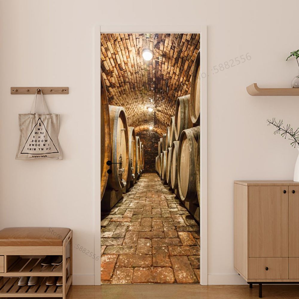 Imitation Wood Door Sticker Re - Interior Design Product บทวิจารณ์และราคา