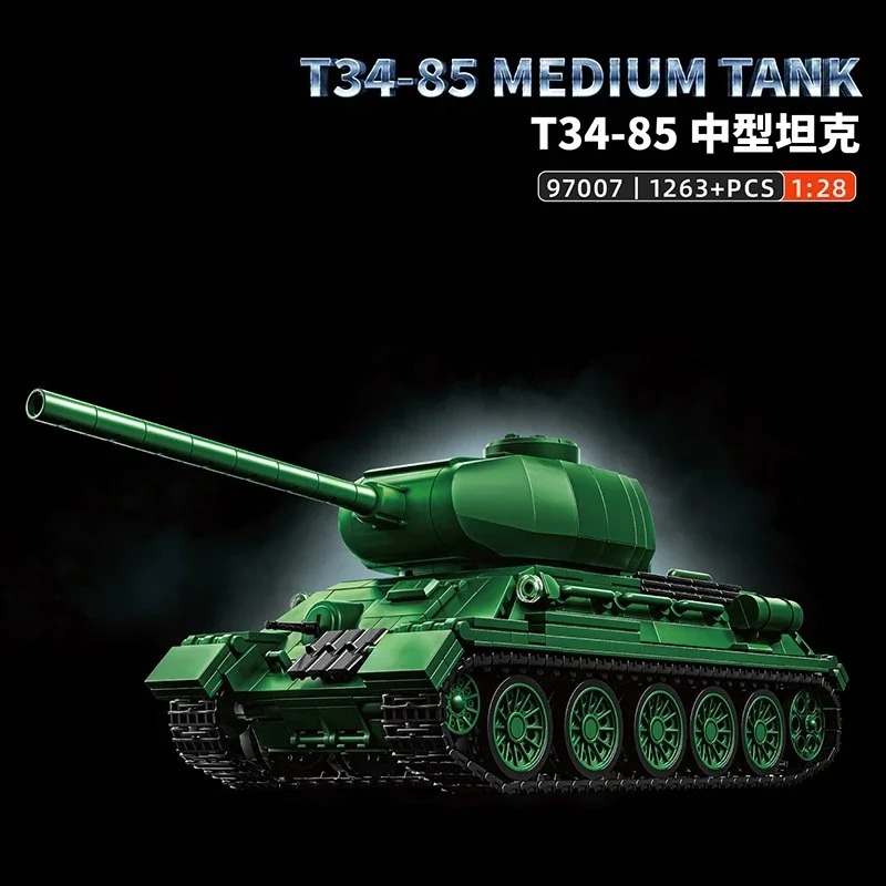 T34-85 Tank Model Kit - 1263PC - Interior Design Build บทวิจารณ์และราคา