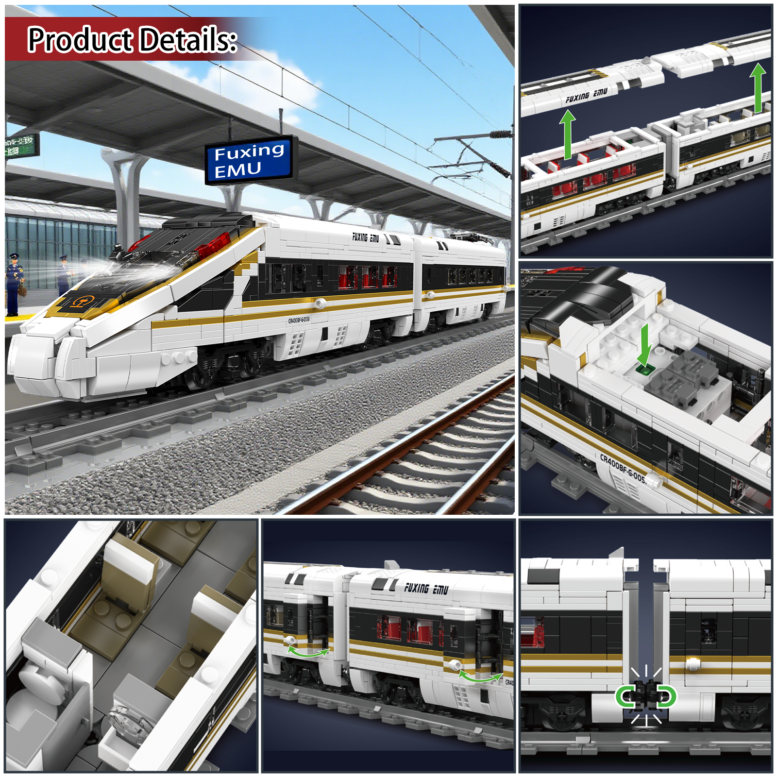 12015 High-Speed Railway Train - Interior Design Build บทวิจารณ์และราคา