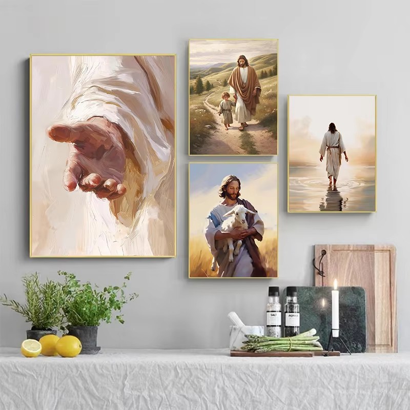 Classic Jesus Christ Walking o - Interior Design House บทวิจารณ์และราคา