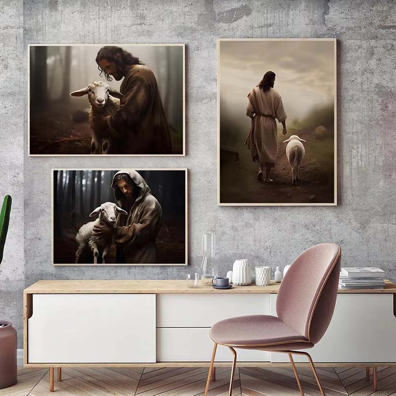 Classic Jesus Christ Walking o - Interior Design House บทวิจารณ์และราคา