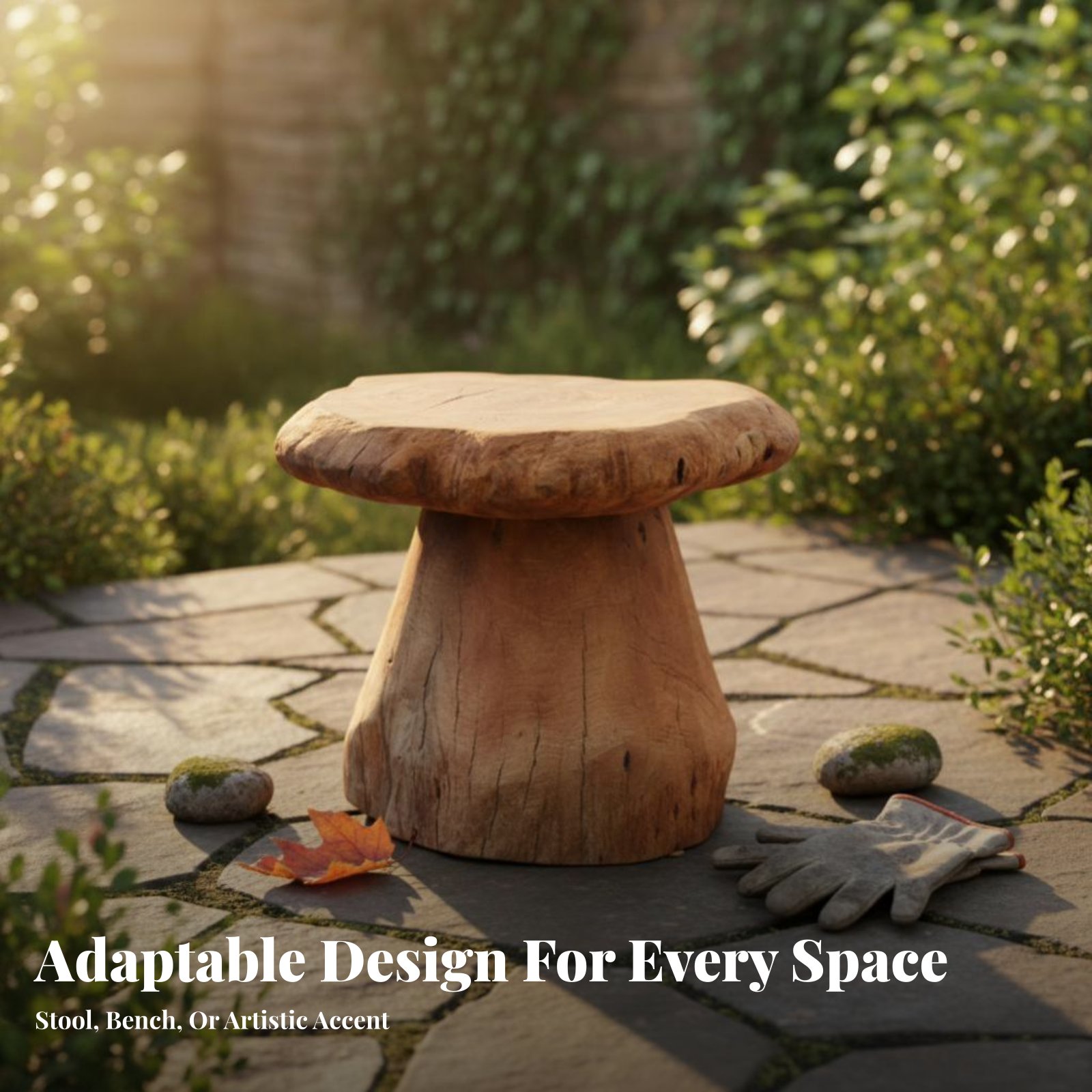 Mushroom-Shaped Stool Wabi-Sab - Interior Design Build บทวิจารณ์และราคา