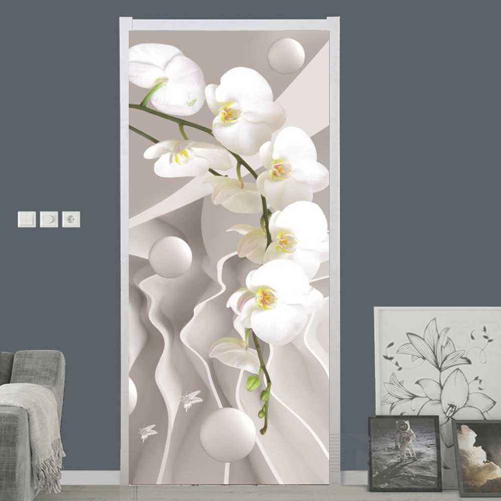 White Rose Flower Wallpaper Fo - Interior Design Product บทวิจารณ์และราคา